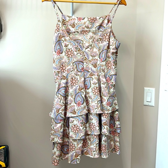 Worn only once. Zipper in back. Adjustable straps. Excellent condition. - Picture 2 of 3